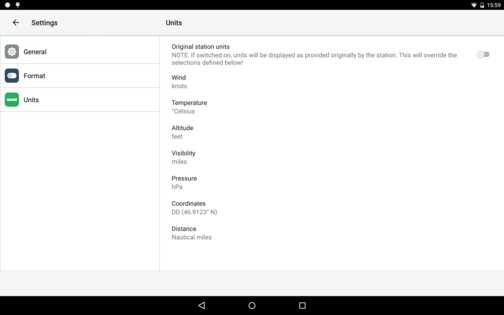 AeroWeather 1.10.10. Скриншот 20