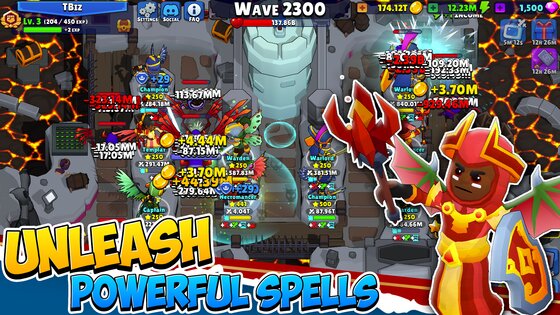 Idle Hero TD Tower Defense RPG 17.01. Скриншот 2