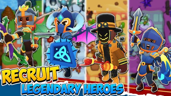 Idle Hero TD Tower Defense RPG 17.01. Скриншот 22