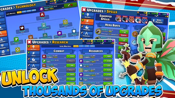 Idle Hero TD Tower Defense RPG 17.01. Скриншот 27