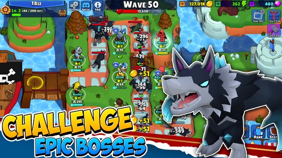 Idle Hero TD Tower Defense RPG 17.01. Скриншот 32