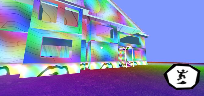 Rainbow Sosed escape, ochen strashno. Скриншот 1