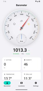 Barometer & Altimeter Pro 3.0.0. Скриншот 1