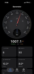 Barometer & Altimeter Pro 3.0.0. Скриншот 2