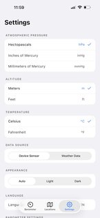 Barometer & Altimeter Pro 3.0.0. Скриншот 6