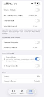 Barometer & Altimeter Pro 3.0.0. Скриншот 8