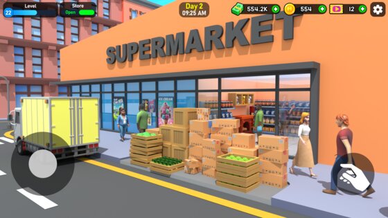 Supermarket Tycoon 3D 10.35. Скриншот 1