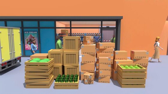 Supermarket Tycoon 3D 10.35. Скриншот 2