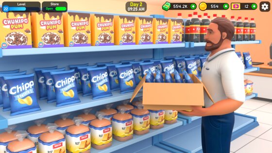 Supermarket Tycoon 3D 10.35. Скриншот 3