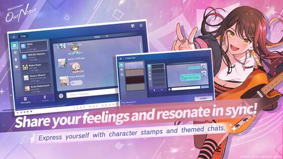 BanG Dream! Our Notes 1.0.6. Скриншот 6