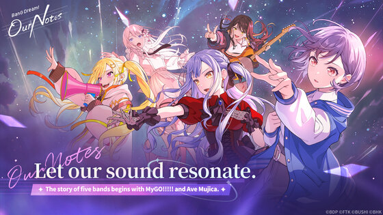 BanG Dream! Our Notes 1.0.6. Скриншот 15