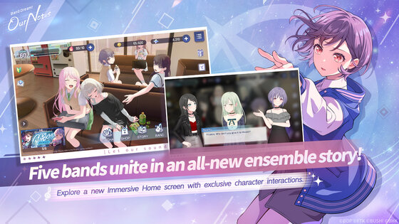 BanG Dream! Our Notes 1.0.6. Скриншот 16