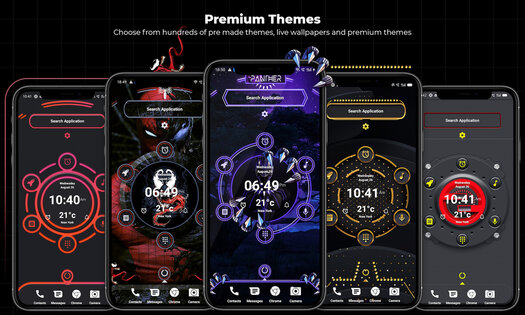 Alpha Hybrid Launcher 15.7. Скриншот 4