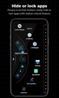 Alpha Hybrid Launcher 15.7. Скриншот 10