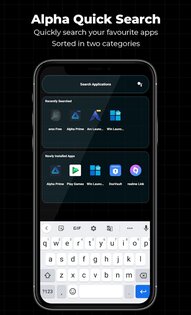 Alpha Hybrid Launcher 15.7. Скриншот 11