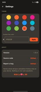 Numio Calculator 1.0.7. Скриншот 4