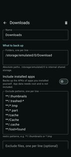 ResticDroid 0.3.0. Скриншот 2