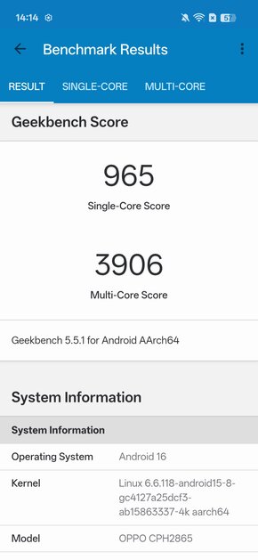 Четыре камеры по 50 Мп и компактный экран: обзор OPPO Reno 16 — Производительность и тесты. 2