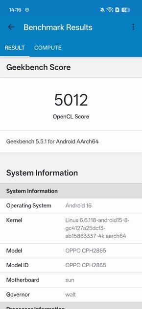 Четыре камеры по 50 Мп и компактный экран: обзор OPPO Reno 16 — Производительность и тесты. 8