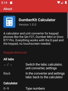 DumberKit: Calculator 1.0.0. Скриншот 3