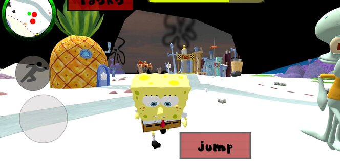 Sponge neighbor escape. Скриншот 2