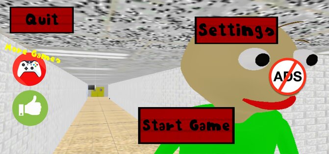 Survive baldi in education. Скриншот 1