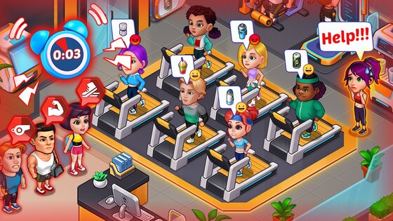 Happy Fitness: Gym Game 1.9.4. Скриншот 6
