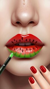 Lip Art Beauty DIY Makeup Game 0.2.7. Скриншот 19