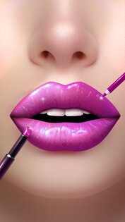 Lip Art Beauty DIY Makeup Game 0.2.7. Скриншот 26