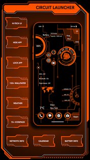 Hi-tech Circuit Launcher 39.0. Скриншот 1