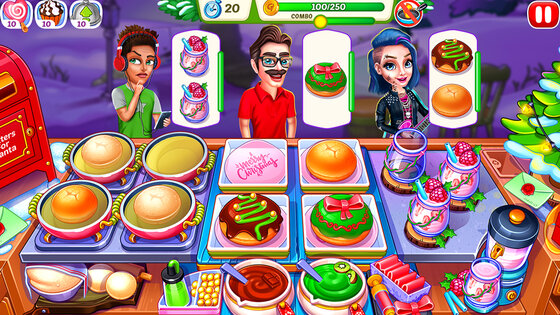 Christmas Fever Cooking Games 2.6.8. Скриншот 11