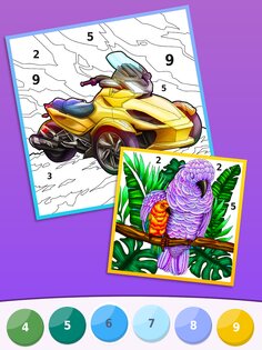 Релакс – раскраски по номерам 1.1.17. Скриншот 14