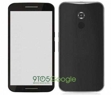 В сеть попали изображения передней и задней панелей нового Nexus 6
