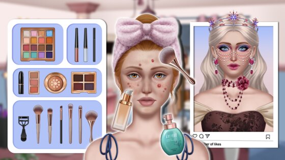 Beauty Story: Makeup Makeover 2.1.23. Скриншот 21