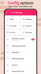 Love Launcher 5.3.1. Скриншот 7