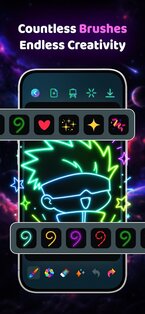 Doodle Magic: Glow Art Drawing 1.1.25. Скриншот 4