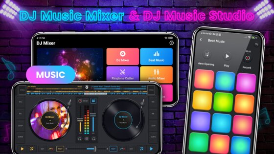 DJ Музыкальный микшер 2.5.7. Скриншот 1