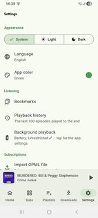 AA-AuralListen Podcatcher 1.3.3. Скриншот 5