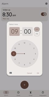 AlarmClock Deluxe (Wecker, Uhr, Timer, Stoppuhr) 2026.08.001. Скриншот 6