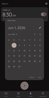 AlarmClock Deluxe (Wecker, Uhr, Timer, Stoppuhr) 2026.08.001. Скриншот 7