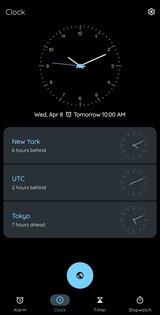 AlarmClock Deluxe (Wecker, Uhr, Timer, Stoppuhr) 2026.08.001. Скриншот 8
