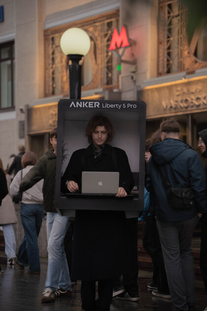 Созвон даже в шумном городе: Anker провела необычную акцию с soundcore Liberty 5 Pro