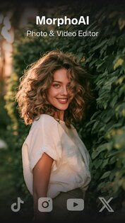 MorphoAI: Photo & Video Editor 1.2.0. Скриншот 1
