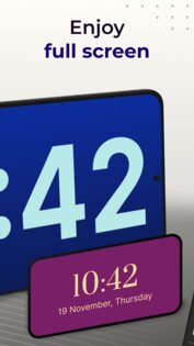 Qzey: Простые цифровые часы 6.1.0. Скриншот 3