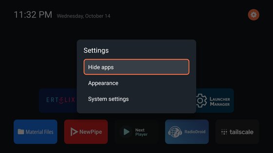 Luncher 0.4.0. Скриншот 2