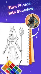 Draw Anime: Paint & Sketch App 1.5.1. Скриншот 4