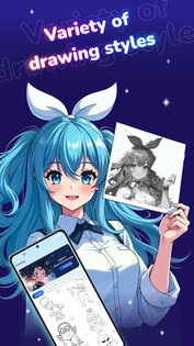Draw Anime: Paint & Sketch App 1.5.1. Скриншот 5