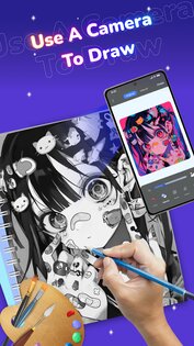 Draw Anime: Paint & Sketch App 1.5.1. Скриншот 6