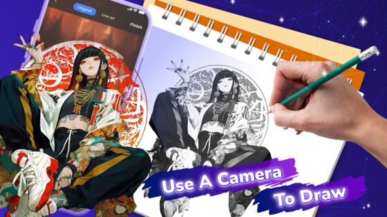 Draw Anime: Paint & Sketch App 1.5.1. Скриншот 8