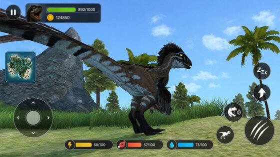 Jurassic Dino Clash Primal Sim 0.4. Скриншот 3